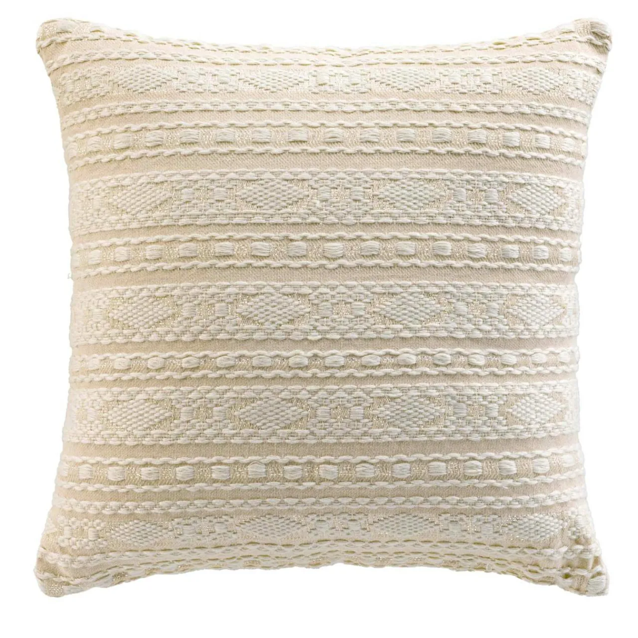 Coussin Et Housse|douceur d'intu017drieur Housse de coussin carrée polycoton (40 x 40 cm) Ilies Ecru