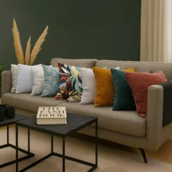 Coussin Et Housse|douceur d'intu017drieur Housse de coussin carrée velours (40 x 40 cm) Boréale Vert