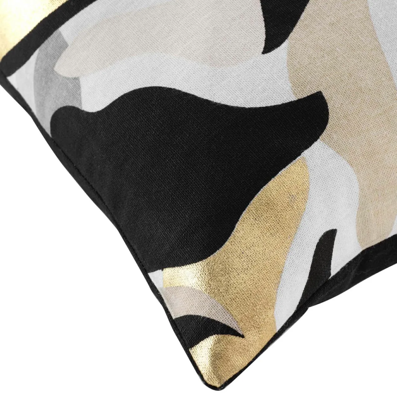 Coussin Et Housse|DOUCEUR D'INTERIEUR Housse de coussin coton (40 x 40 cm) Yeliz Or