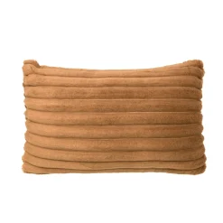 Coussin Et Housse|EMINZA Housse de coussin rectangulaire flanelle (30 x 50 cm) Dune Camel