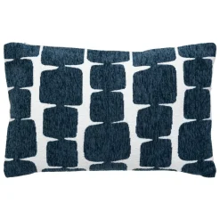 Coussin Et Housse|Atmosphera, cru017dateur d'intu017drieur Housse de coussin rectangulaire (30 x 50 cm) Jeni e Bleu