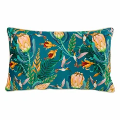 Coussin Et Housse|OSTARIA Housse de coussin rectangulaire (30 x 50 cm) Jungle e Vert