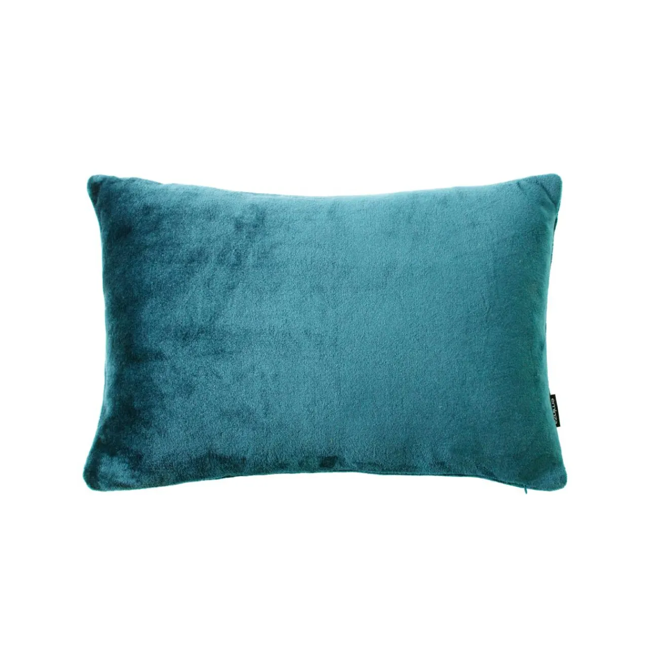Coussin Et Housse|EMINZA Housse de coussin rectangulaire flanelle (40 x 60 cm) Didou Bleu canard