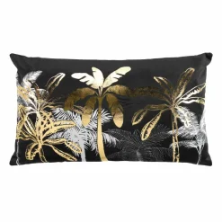 Coussin Et Housse|DOUCEUR D'INTERIEUR Housse de coussin rectangulaire velours (30 x 50 cm) Feanor e Noir