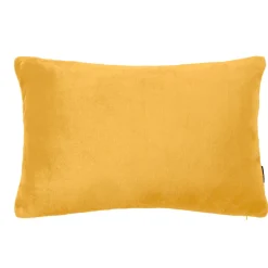 Coussin Et Housse|EMINZA Housse de coussin rectangulaire flanelle (40 x 60 cm) Didou Jaune moutarde