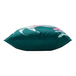 Coussin Et Housse|DOUCEUR D'INTERIEUR Housse de coussin velours (40 x 40 cm) Paolina Bleu canard