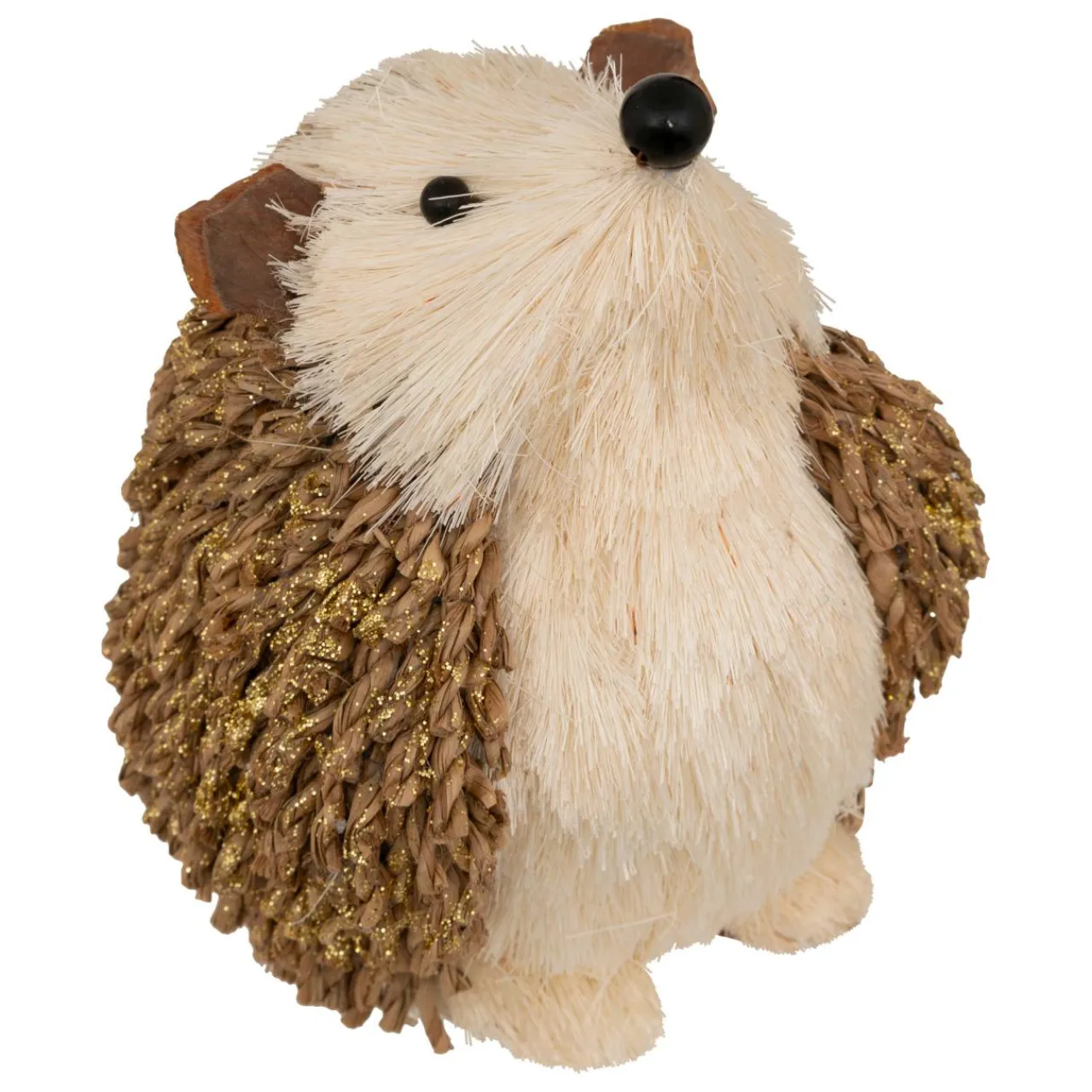 Père Noël, Animaux Et Personnage|JJA Hérisson de Noël (H15 cm) Loïc le porc épic Brun pailleté Marron