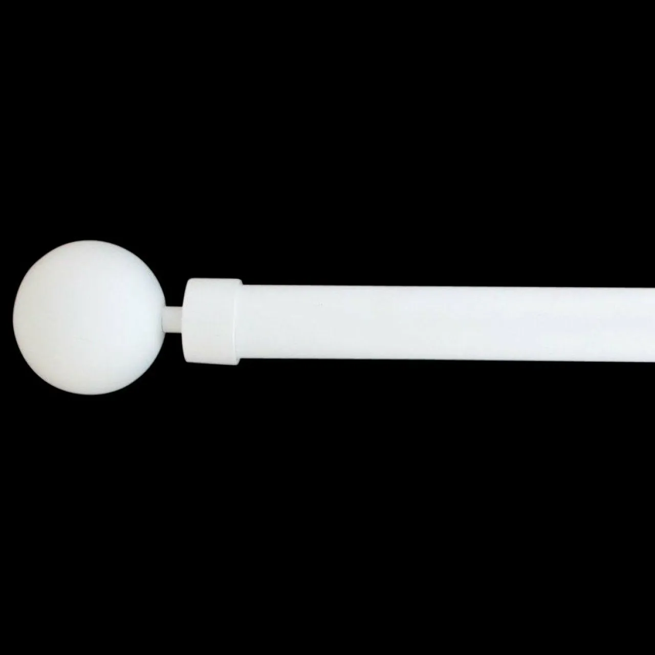 Tringle À Rideau, Barre Et Support|LUANCE Kit de tringle extensible (L210 - L380 cm / D28 mm) Gaïa Blanc