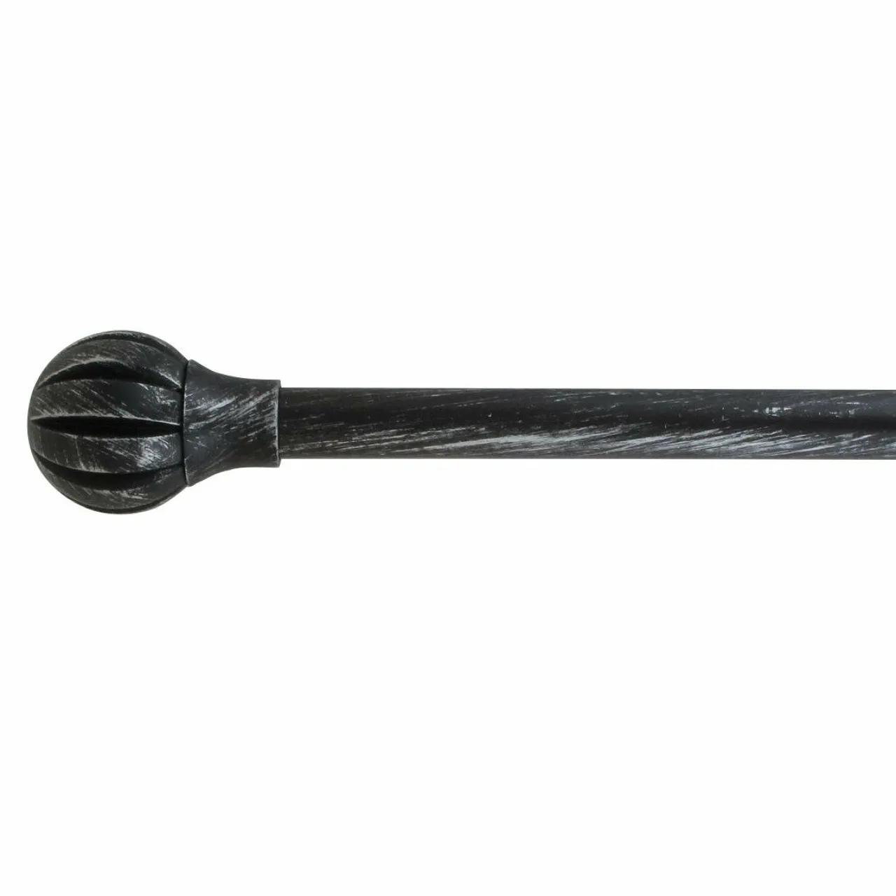 Tringle À Rideau, Barre Et Support|LUANCE Kit de tringle extensible (L120 - L210 cm / D19 mm) Touch of zen Noir