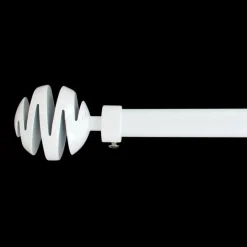 Tringle À Rideau, Barre Et Support|LUANCE Kit de tringle extensible (L120 - L210 cm / D19 mm) Villalouise laqué Blanc