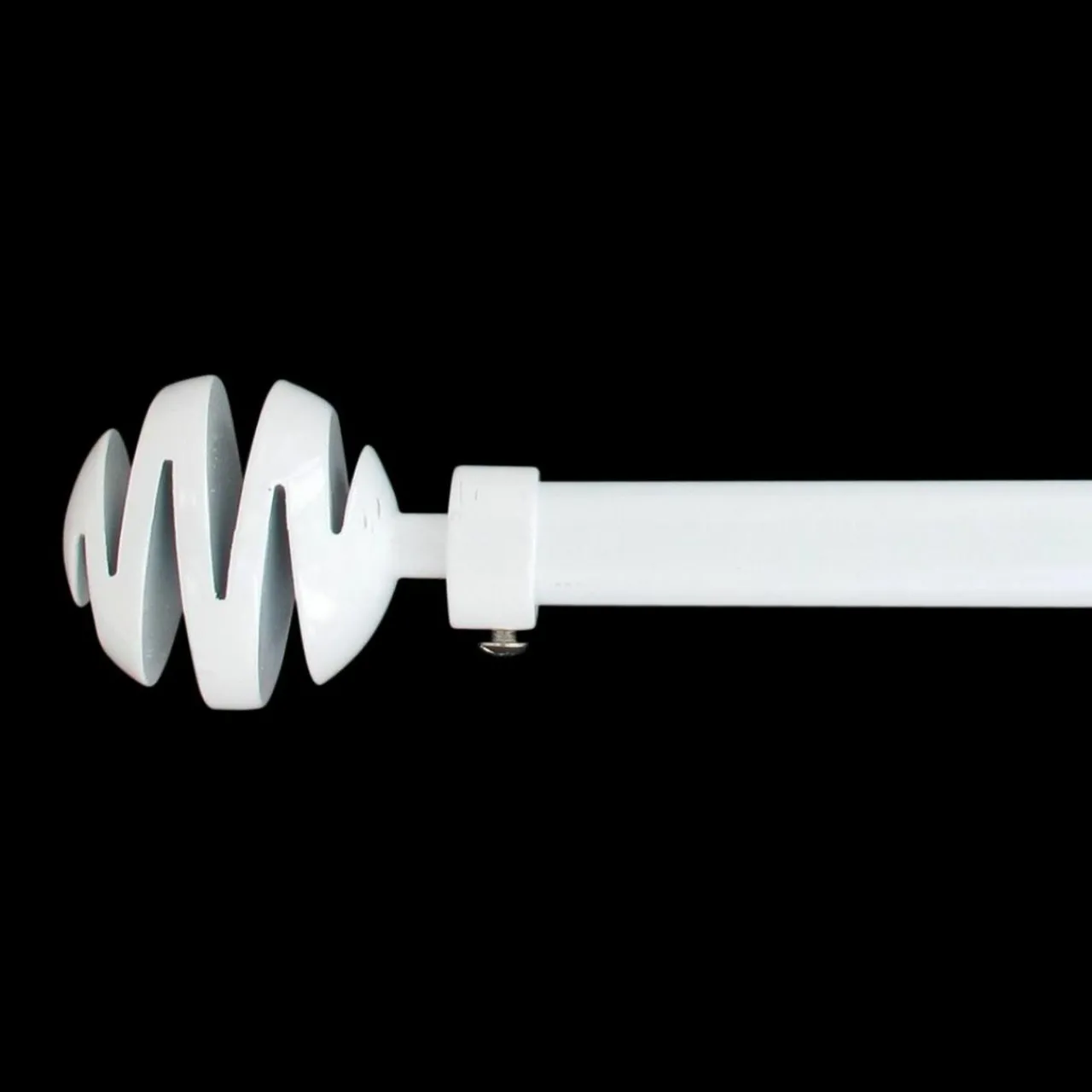 Tringle À Rideau, Barre Et Support|LUANCE Kit de tringle extensible (L120 - L210 cm / D19 mm) Villalouise laqué Blanc