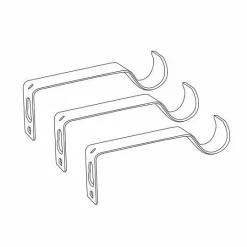 Tringle À Rideau, Barre Et Support|LUANCE Kit de tringle extensible (L120 - L210 cm / D16 mm) Sevigne mat Blanc