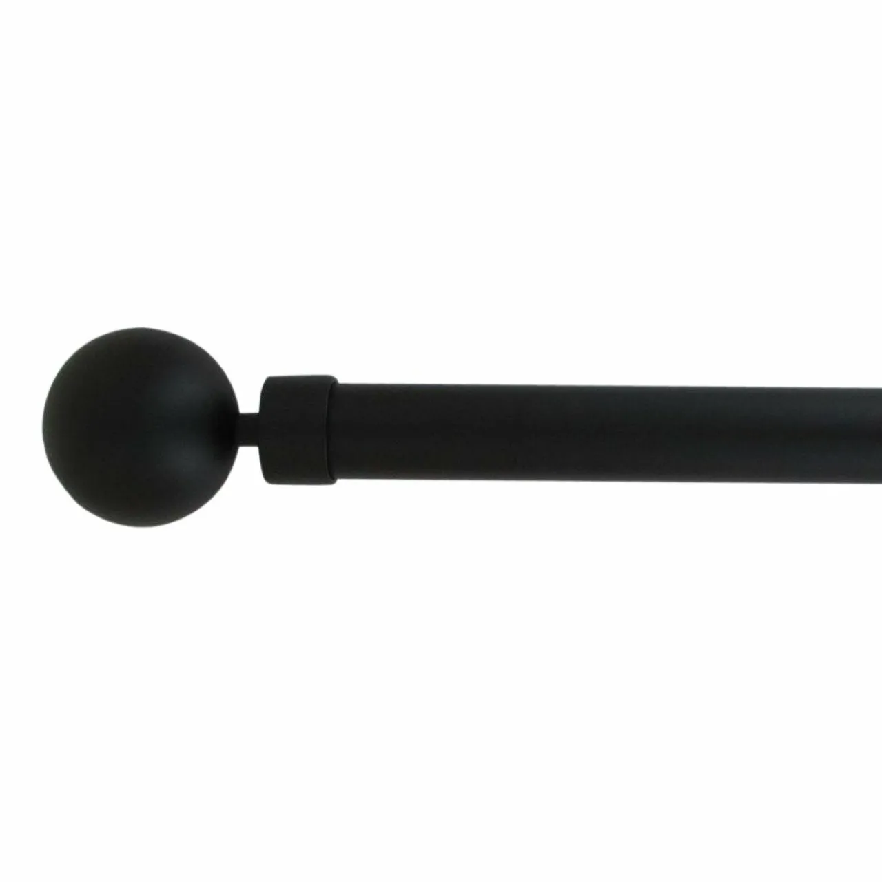 Tringle À Rideau, Barre Et Support|LUANCE Kit de tringle extensible (L210 - L380 cm / D28 mm) Gaïa Noir