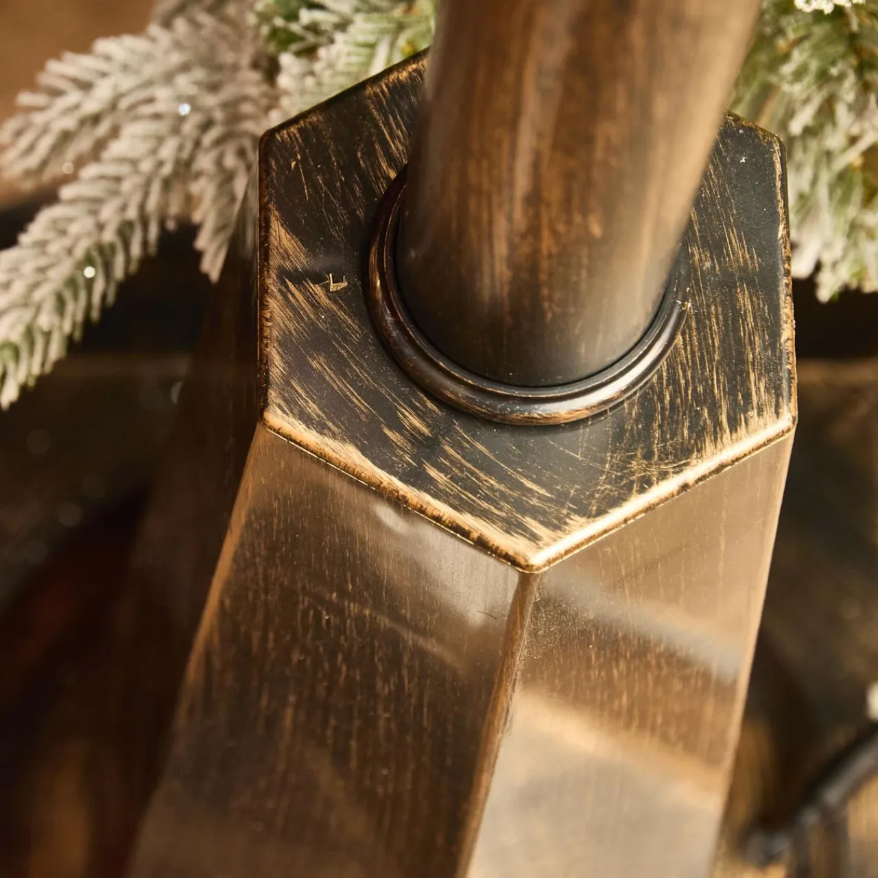 Déco Et Objet De Noël|Personnage, Objet Grand Format|KAEMINGK Lampadaire double illuminé 66 LED (H188 cm) Noël Magique Noir