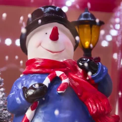 Personnage, Objet Grand Format|Déco Et Objet De Noël|KAEMINGK Lampadaire double illuminé 66 LED (H188 cm) Noël Magique Rouge