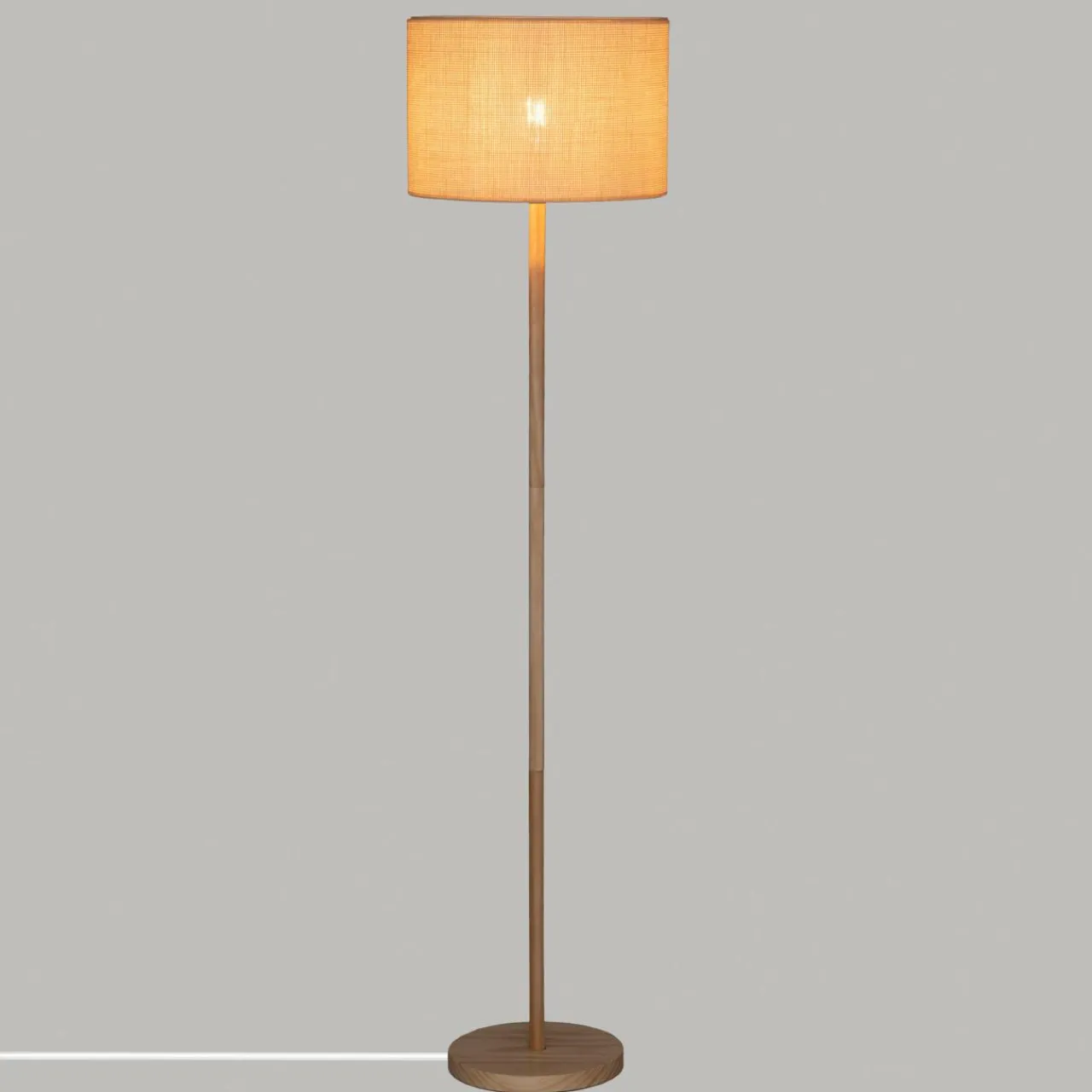 Lampadaire|ATMOSPHERA Lampadaire en bois (H150 cm) Della Beige