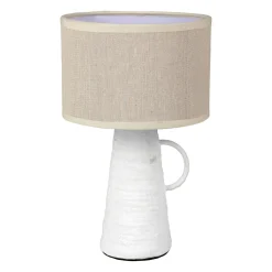 Lampe À Poser|OSTARIA Lampe à poser amphore (H28,5 cm) Abisko he Blanc