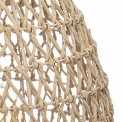 Lampe À Poser|ATMOSPHERA Lampe à poser bois et papier (H35,5 cm) Etel Naturel