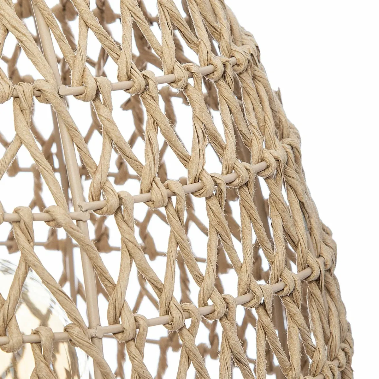 Lampe À Poser|ATMOSPHERA Lampe à poser bois et papier (H35,5 cm) Etel Naturel