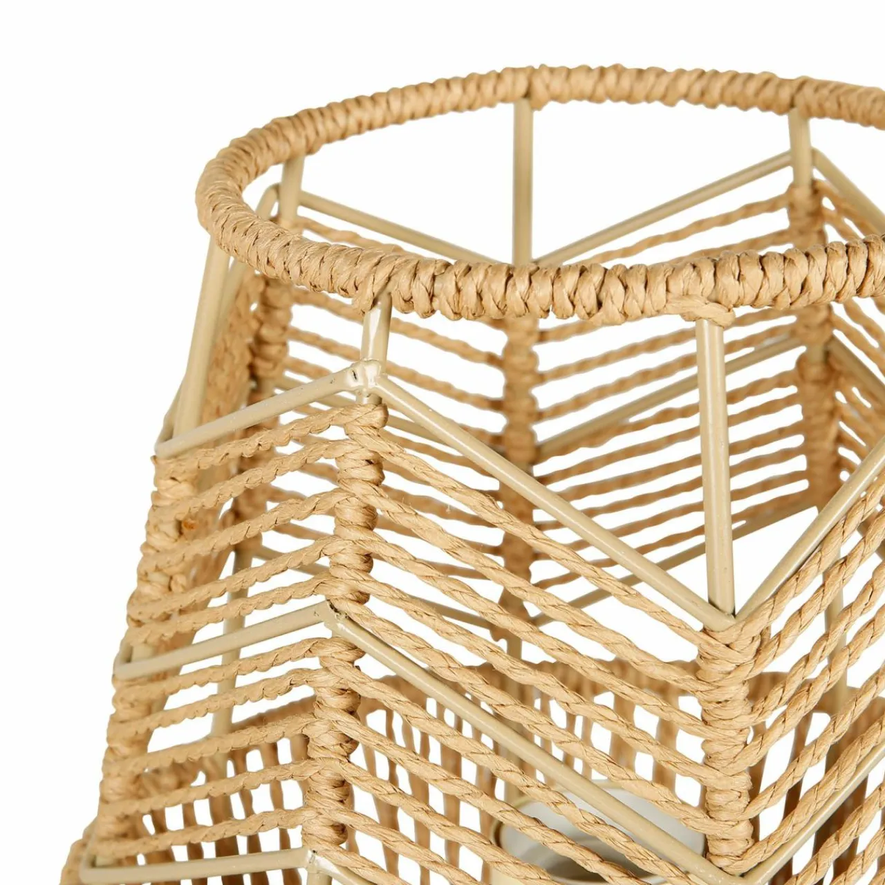 Lampe À Poser|OSTARIA Lampe à poser corde tressée (H26 cm) Ajay Naturel