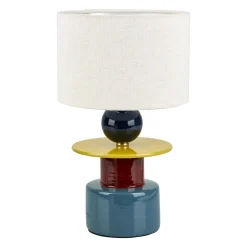 Lampe À Poser|OSTARIA Lampe à poser céramique (H29,5 cm) Logic Multicolore