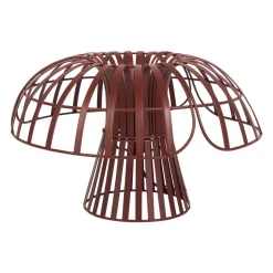 Lampe À Poser|OSTARIA Lampe à poser en métal (20 cm) Poppi Terracotta