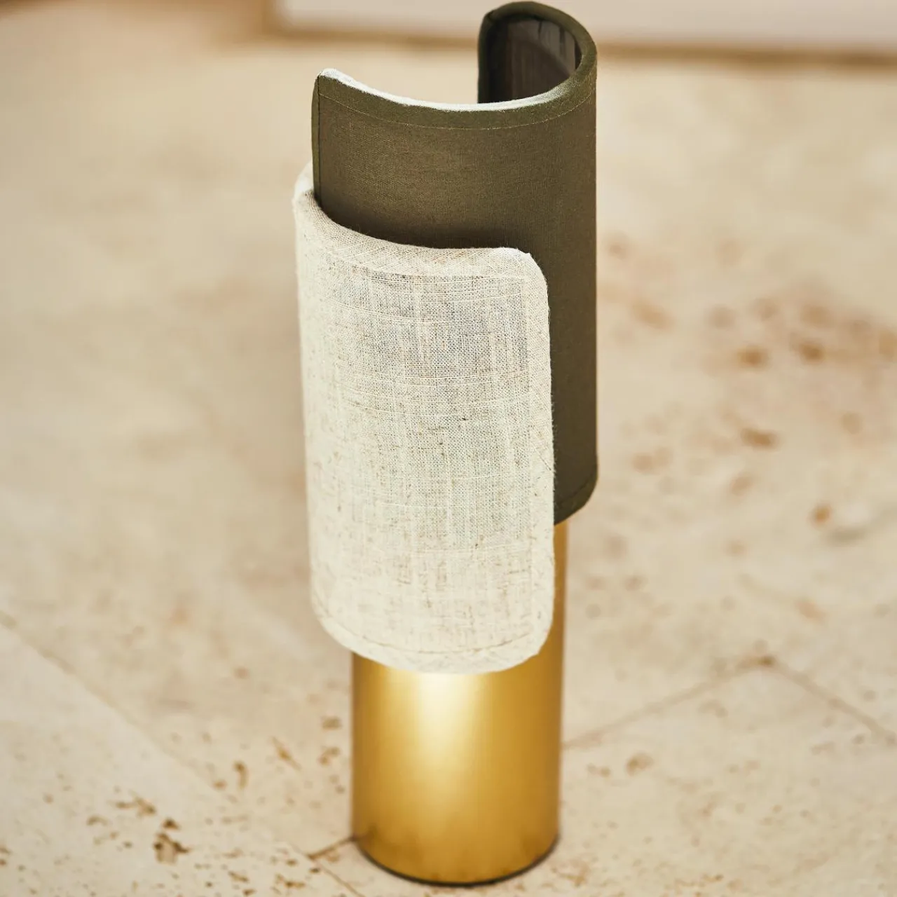 Lampe À Poser|OSTARIA Lampe à poser en métal (H28 cm) Bourgeon e Vert