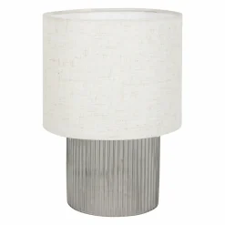 Lampe À Poser|OSTARIA Lampe à poser en verre (H22 cm) Delia Noir