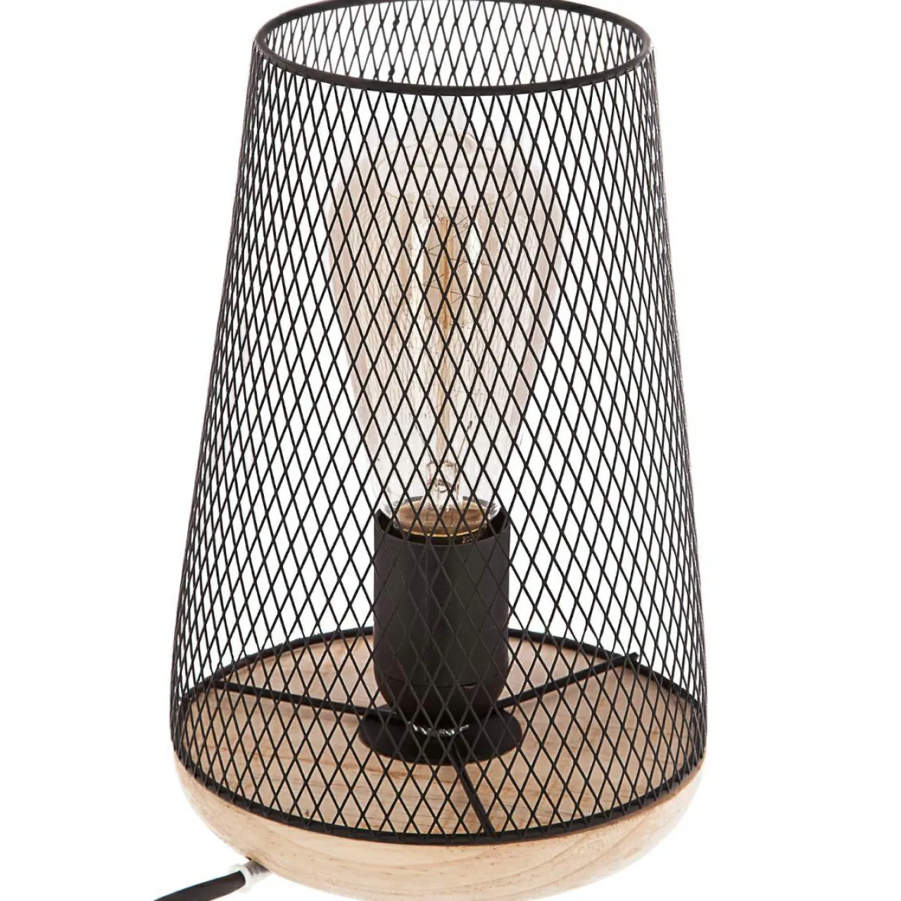 Lampe À Poser|ATMOSPHERA Lampe à poser métal (H23 cm) Factor Noir