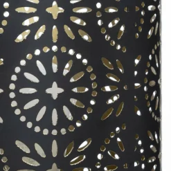 Lampe À Poser|ATMOSPHERA Lampe à poser métal (H21,5 cm) Gipsy Noir