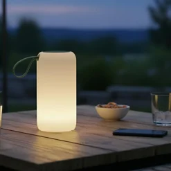 Luminaire Jardin|Eclairage Extérieur|KAEMINGK Lampe de jardin mobile sans fil 45 lumens (H24 cm) Starlight chaud Blanc