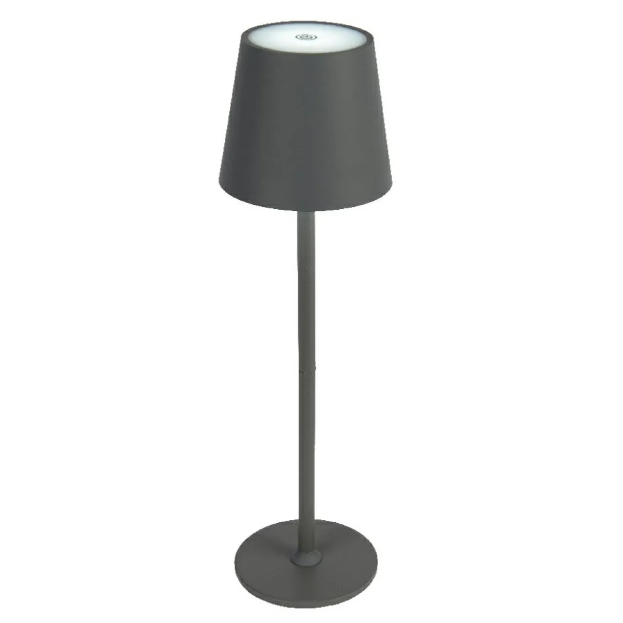 Luminaire Jardin|Eclairage Extérieur|#N/A Lampe de table sans fil rechargeable USB 48 LED (H37 cm) Brooklyn Gris
