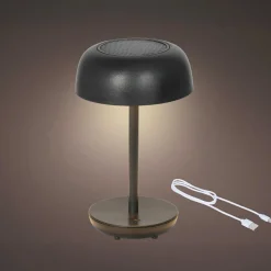Luminaire Jardin|Eclairage Extérieur|KAEMINGK Lampe de table solaire 100 lumens (H29 cm) Singapour Noir
