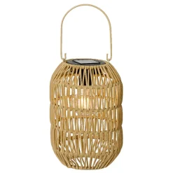 Luminaire Jardin|Eclairage Extérieur|#N/A Lanterne de jardin solaire LED (H24,5 cm)Toscane Naturel Beige