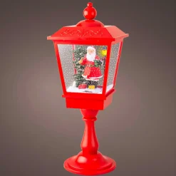 Déco Et Objet De Noël|Déco Et Objet Lumineux|KAEMINGK Lanterne lumineuse 33 LED (H70 cm) Père Noël Blanc froid Rouge