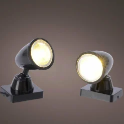 Personnage Et Accessoire Pour Village|KAEMINGK Lot d'accessoires Spot intérieur Blanc chaud LED pour aménager un village