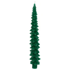 Bougie Et Photophore|JJA Lot de 2 bougies bâton en cire (H25 cm) Sapin Vert