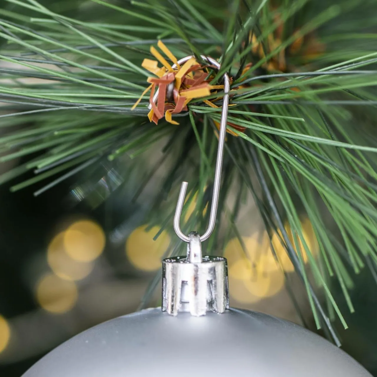 Boule De Noël|EMINZA Lot de 20 boules de Noël assorties New Alpine Argent