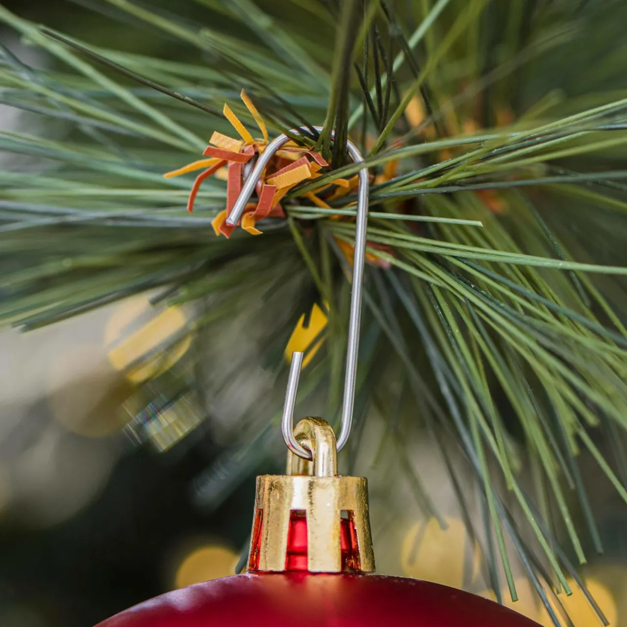 Boule De Noël|EMINZA Lot de 30 boules de Noël assorties New Alpine Rouge