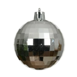 Boule De Noël|KAEMINGK Lot de 8 boules de Noël (D60 mm) Disco Argent