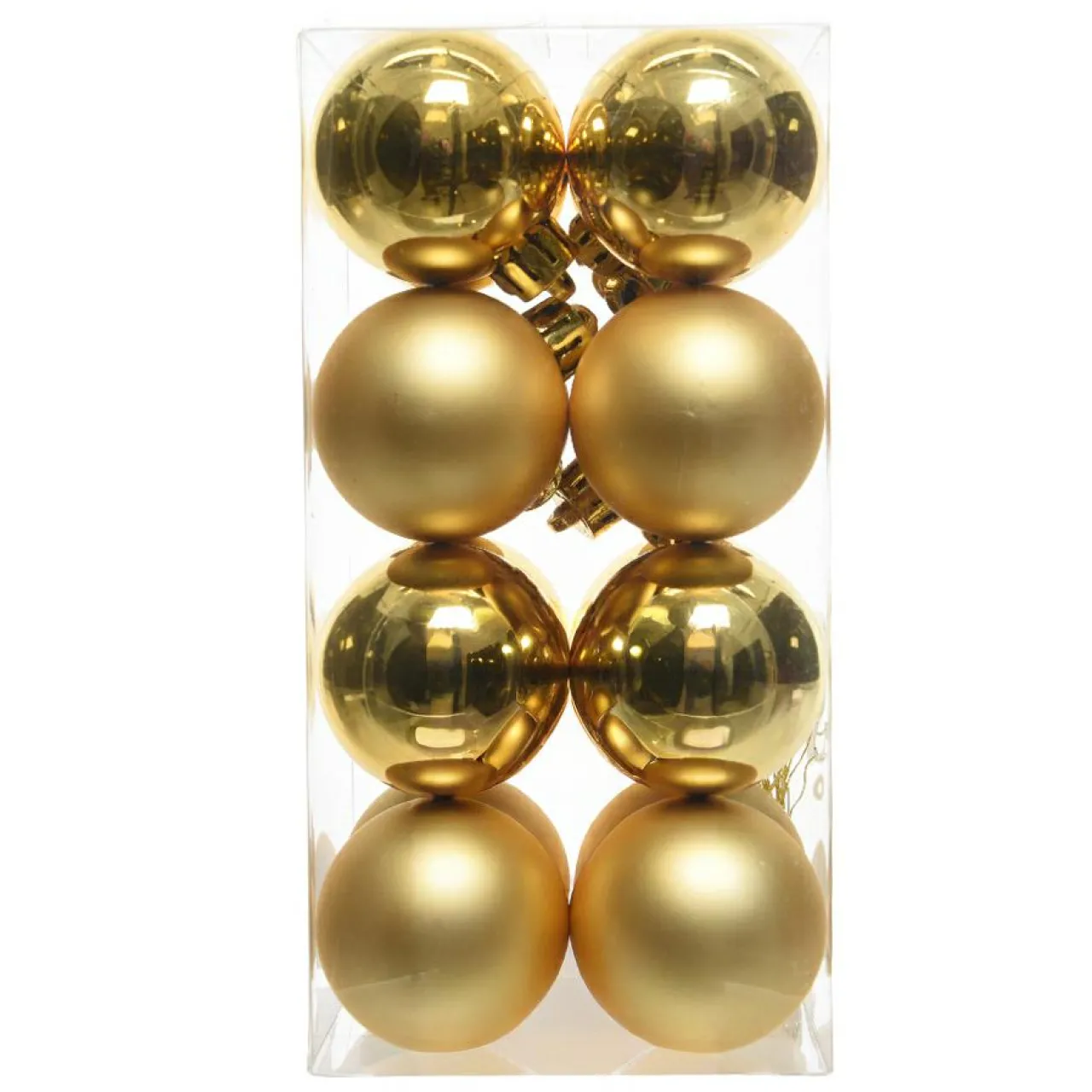 Boule De Noël|KAEMINGK Lot de 16 boules de Noël (D40 mm) Aravis Or