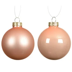 Boule De Noël|KAEMINGK Lot de 4 boules de Noël en verre (D100 mm) Boréal Pêche