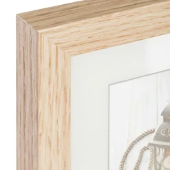 Toile, Cadre, Déco Murale|ATMOSPHERA Lot de 5 cadres photo en bois Ethnique Naturel