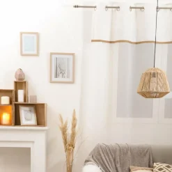 Toile, Cadre, Déco Murale|ATMOSPHERA Lot de 5 cadres photo en bois Ethnique Naturel