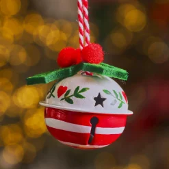 Décoration De Sapin|KAEMINGK Lot de 6 clochettes en métal (D5 cm) Tradition Multicolore