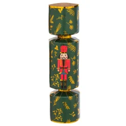 Déco De Table|JJA Lot de 6 crackers de Noël Soldats Casse-noisette Vert et Rouge Multicolore