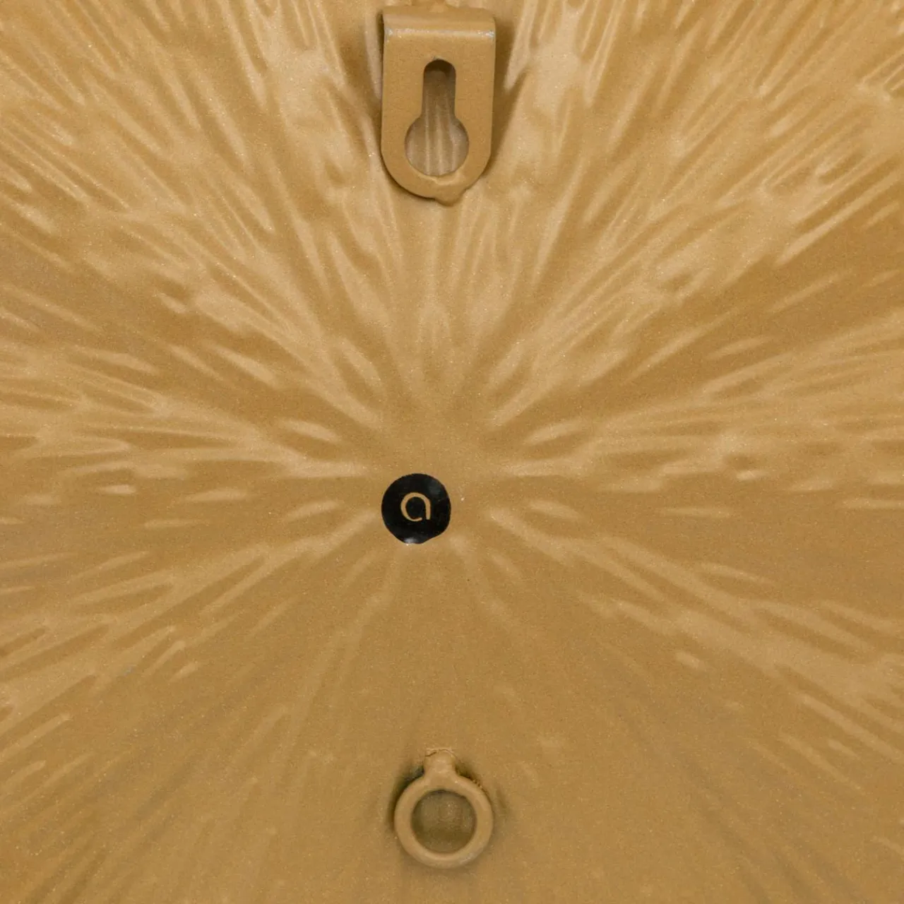 Toile, Cadre, Déco Murale|Atmosphera, cru017dateur d'intu017drieur Lot de 3 décos murales métal (D33,5 cm) Leslie Or