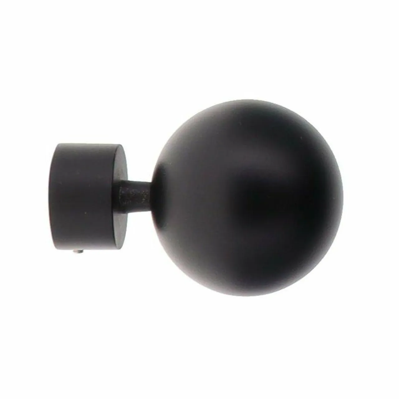 Tringle À Rideau, Barre Et Support|LUANCE Lot de 2 embouts tringle (D28 mm) Lino Gaia mat Noir