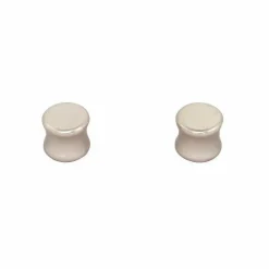 Tringle À Rideau, Barre Et Support|LUANCE Lot de 2 embouts tringle (D20 mm) Jim Bouchons mat Argent