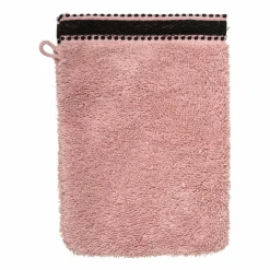 Linge De Bain|Gant De Toilette|ATMOSPHERA Lot de 2 gants de toilette coton (15 x 21 cm) Joia Rose